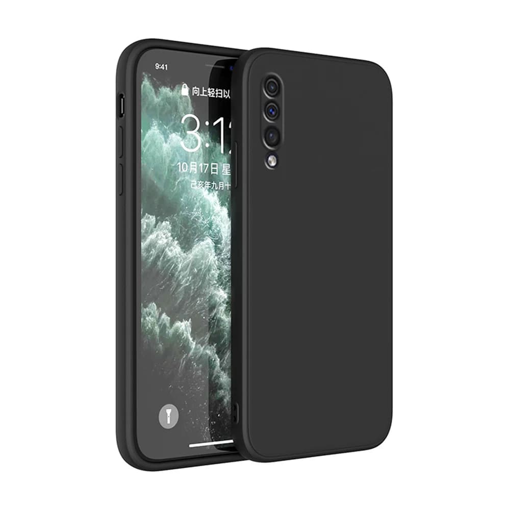 Coque de téléphone carrée Funda pour Samsung Galaxy A30S A50 A50S, étui de protection arrière en Sil