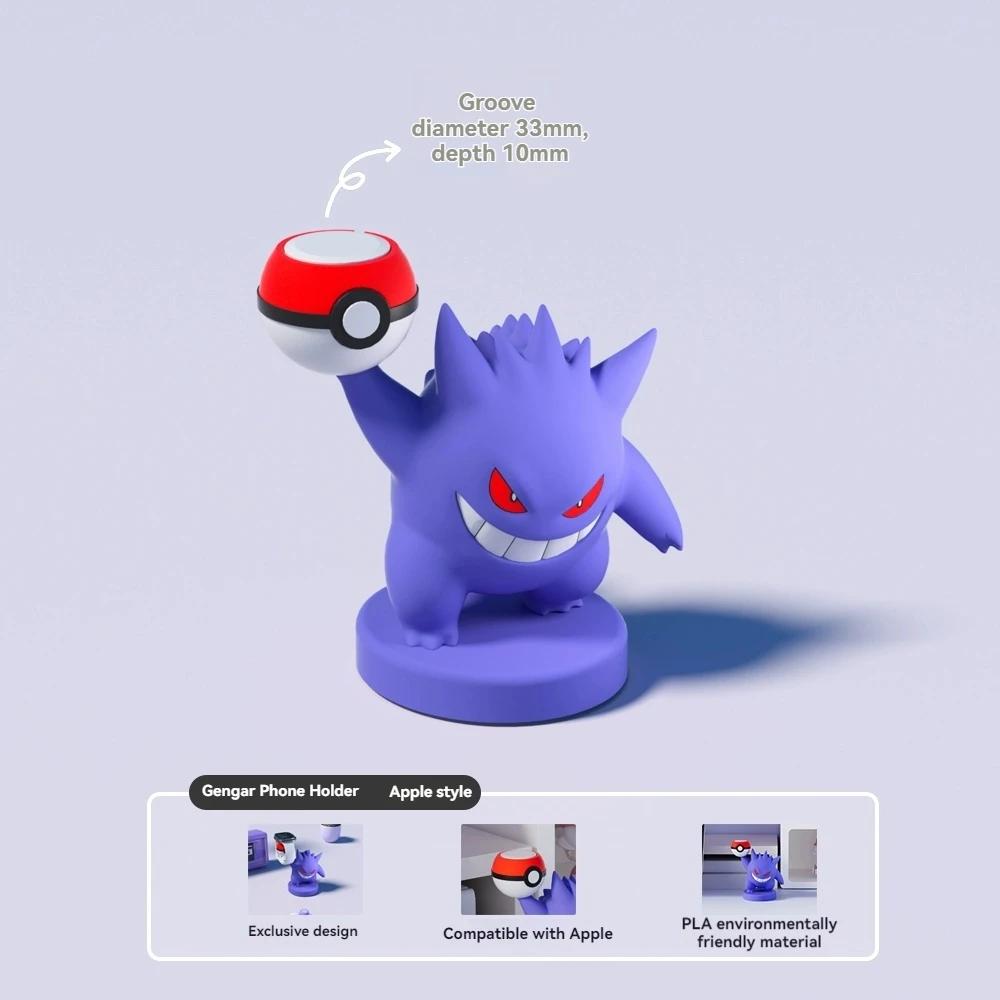 Support de charge pour Apple Watch en impression 3D Gengar, compatible Android