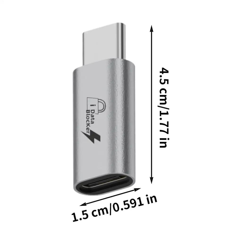 Adaptateur de sécurité bloqueur de données USB, protecteur de prise Anti-jus, préservatif de défense
