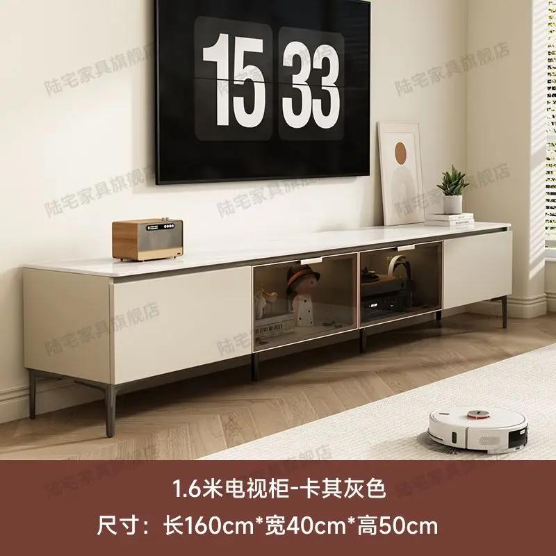 Meuble Tv au sol, étagère de divertissement esthétique, Design, grand organisateur, meubles de maiso