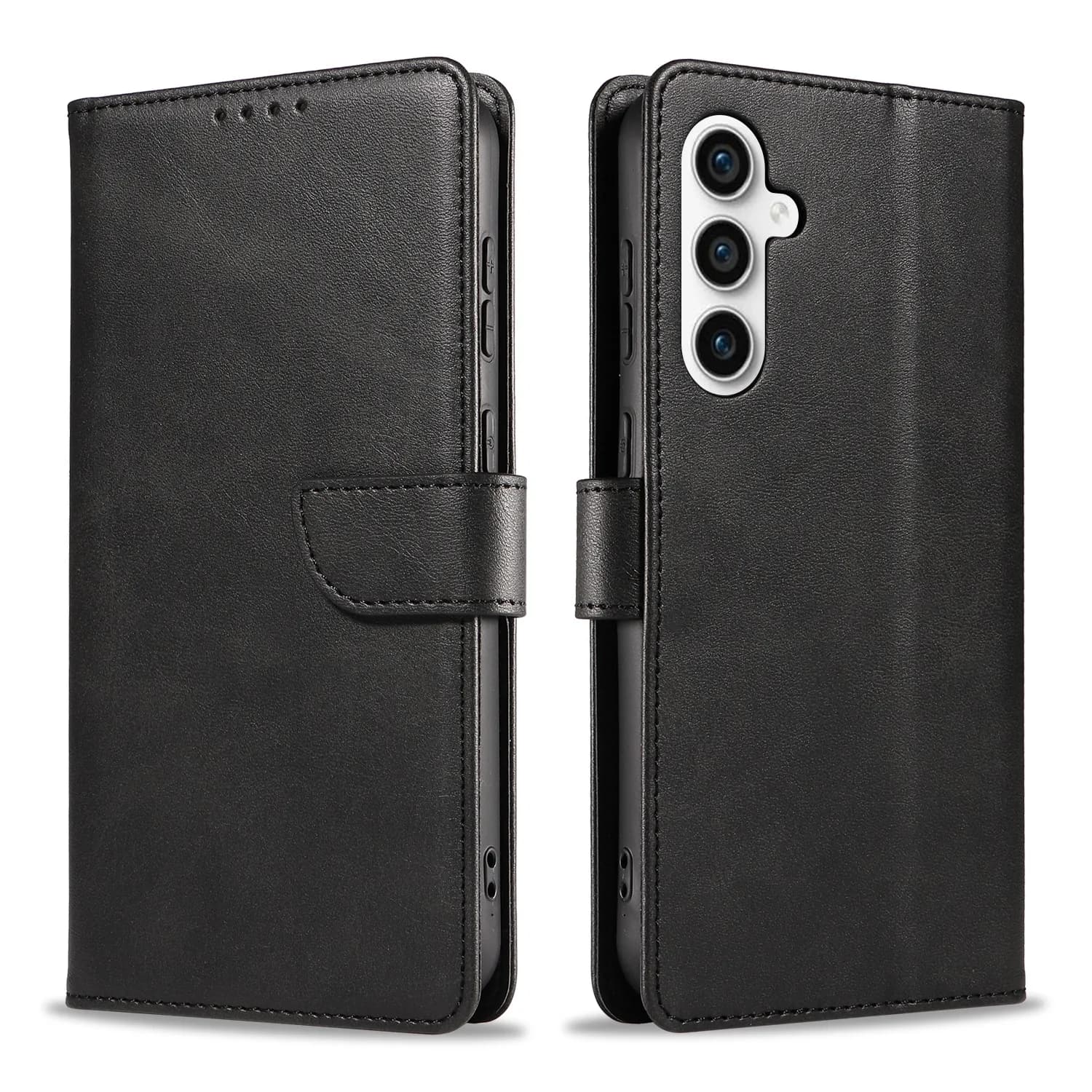 Étui de téléphone en cuir pour Samsung A05S A06 A14 A15 A16 A17 A24 A25 A34 A35 A36 A54 A55 A72 4G 5