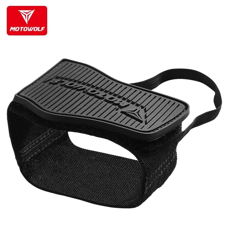 Protecteur de chaussure de levier de vitesse de moto, couvre-chaussures en caoutchouc, coussinet de