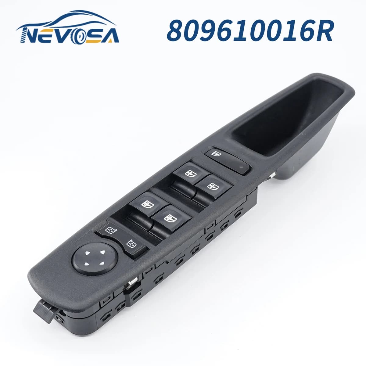 NEVOSA 809610016 Bouton de commutation de vitre électrique de voiture côté conducteur R, pour Renaul
