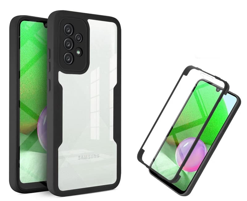 360 étui de Protection complète pour Samsung Galaxy A12 A22 A32 A52 A72 écran clair antichoc couvert