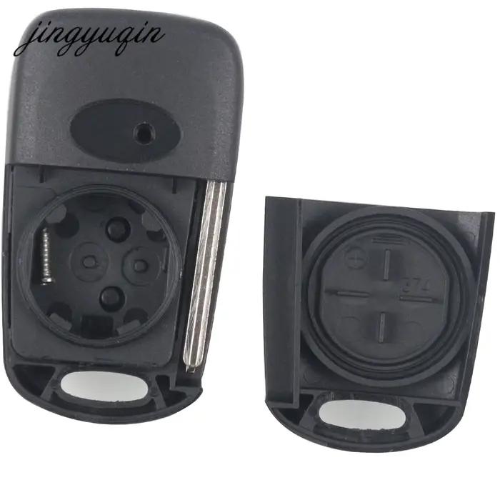 Jingyuqin-coque de clé 3 boutons | À rabat, pour Hyundai IX35 pour Kia pliante de remplacement, 20 p