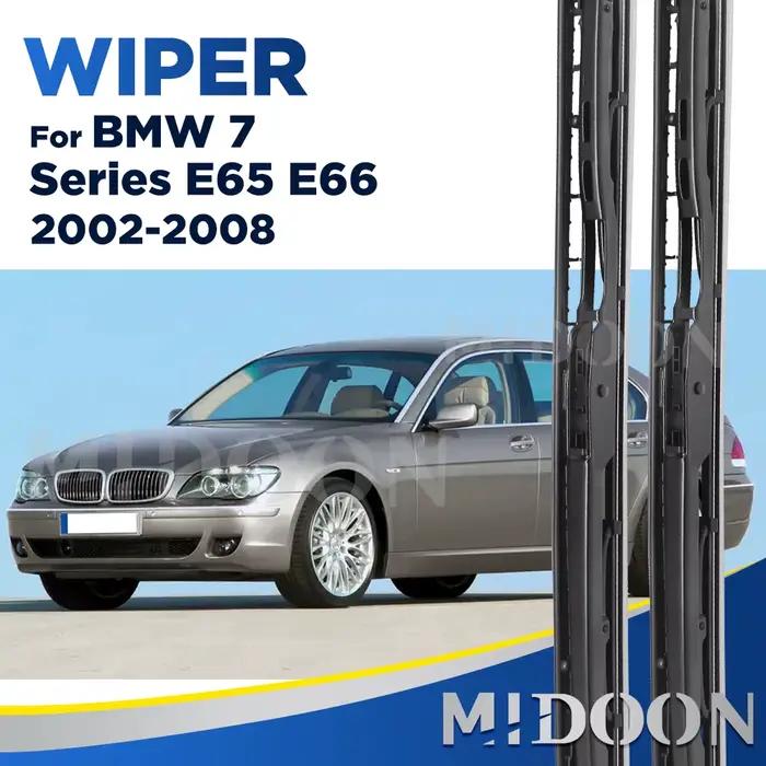 MIDOON – balais d'essuie-glace, pour BMW série 7 E65 E66 E67 E68 F01 F02 F03 F04 730i 735i 740i 745i