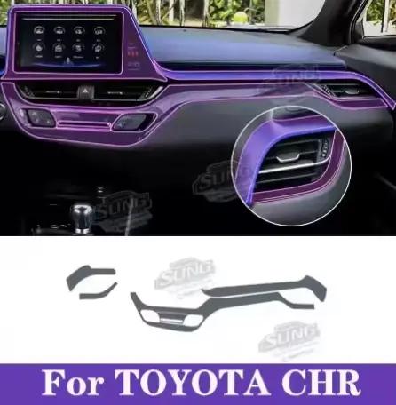 Film de protection anti-rayures en TPU pour intérieur de voiture, pour Toyota C-HR 2023, autocollant