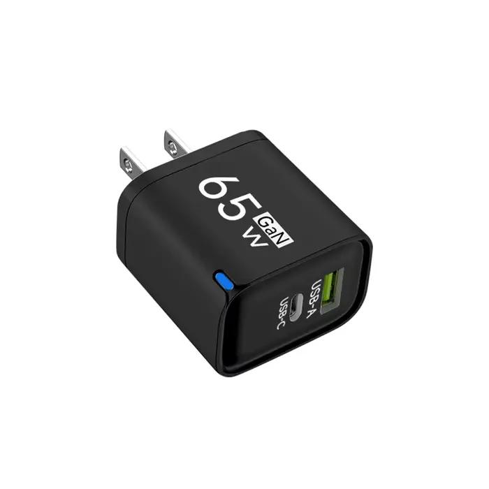 Chargeur rapide haute vitesse 65W USB PD Quick Charge 3.0 pour iPhone 16 17 Xiaomi Huawei Samsung On