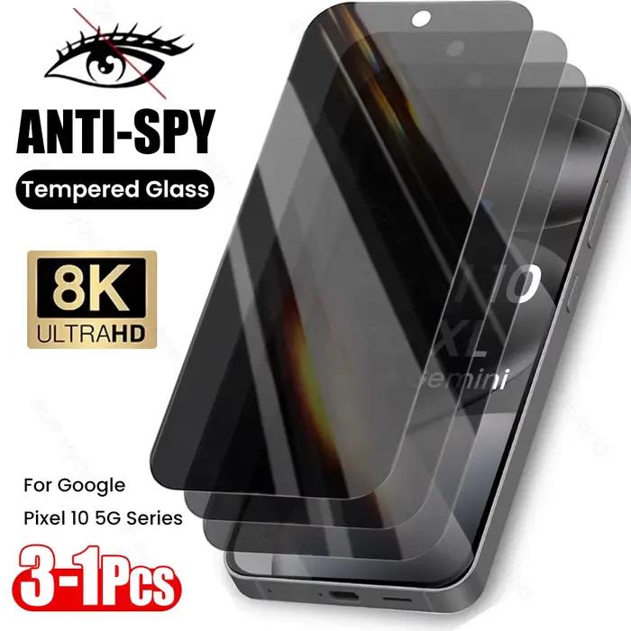 Verre de protection de la vie privée pour Google Pixel 10 Pro XL Pixel10 Pixel10Pro Pixel10ProXL 10a