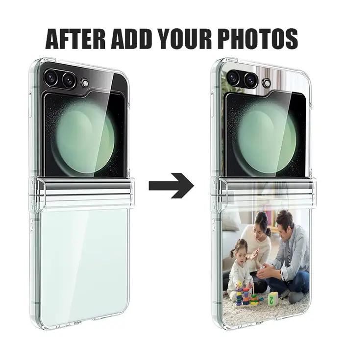 Coque de téléphone pliable avec Photo personnalisée, étui rigide pour Samsung Galaxy Z Flip 7 FE Fli