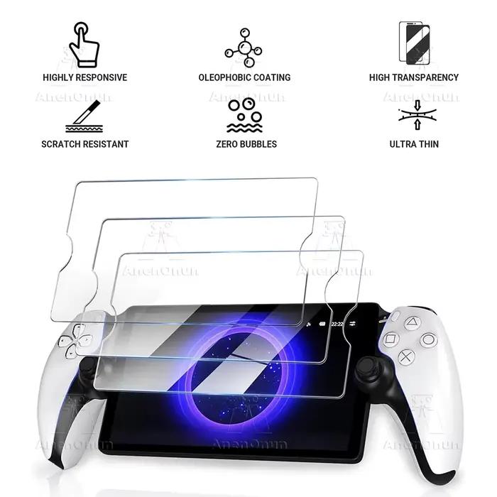 PS Portal HD verre trempé dureté 9H incassable anti-rayures anti-empreintes digitales sans bulles 2.