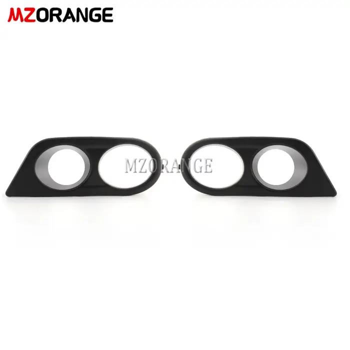 Feu Antibrouillard pour BMW, Accessoire Noir Brillant avec Couvercle de Phare, Cadre de Calandre LED