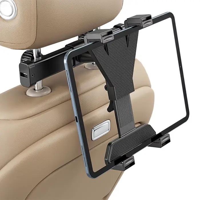 Support de tablette pour appuie-tête de voiture, support de tablette réglable pour siège arrière, ad