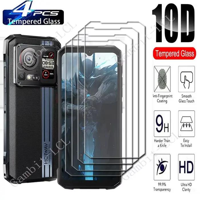 4 pièces pour HOTWAV Hyper 7 Pro 6.6 "verre trempé de Protection d'écran sur HOTWAVCyber15 Hyper7 7P