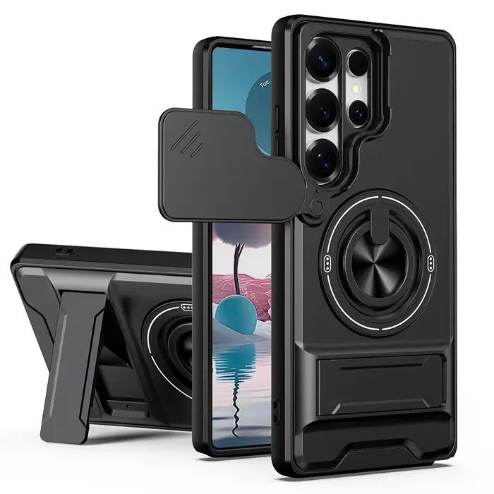 Coque pour Samsung Galaxy S26 S25 Ultra Plus, protection de qualité militaire, couverture de caméra