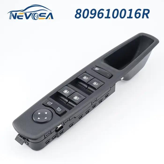NEVOSA 809610016 Bouton de commutation de vitre électrique de voiture côté conducteur R, pour Renaul