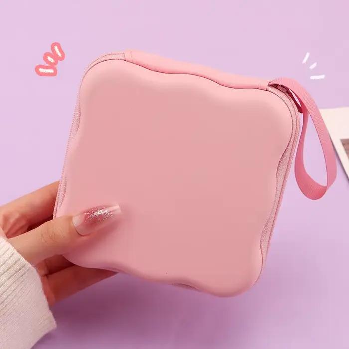 Ensemble de protection de câble Portable, sac de rangement, joli nœud papillon, sac de rangement de