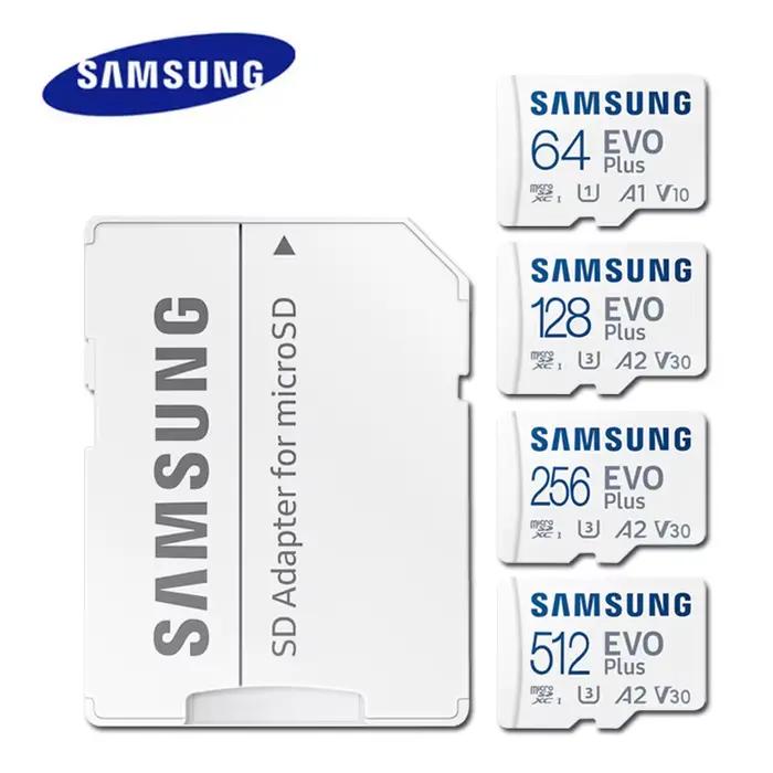 Samsung EVO Plus/PRO Plus/PRO Ultimate/PRO Endurance carte mcroSD 512G 256GB 128GB 64GB SDXC carte T