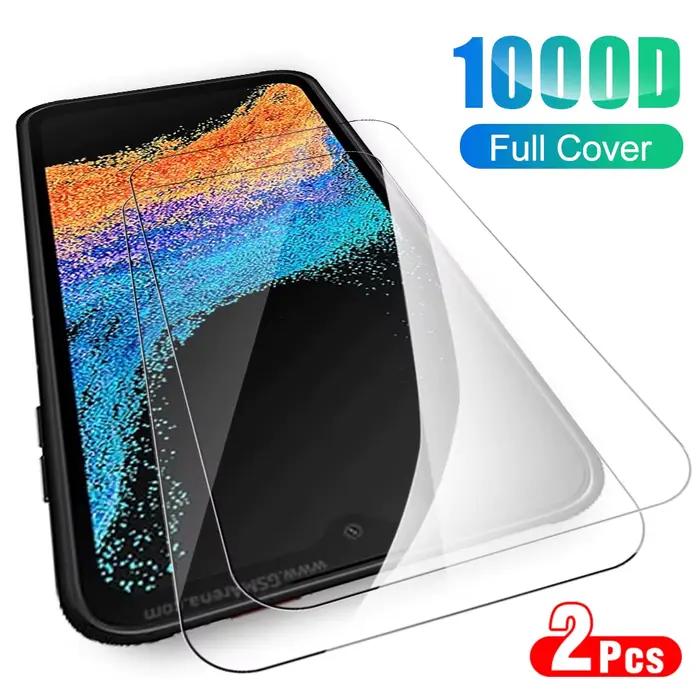 2 pièces étui en verre trempé pour Samsung Galaxy Xcover6 Pro protecteur d'écran Xcover x couverture