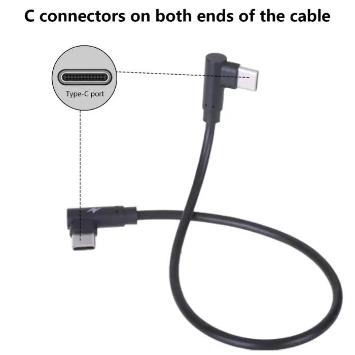 Câble USB 3.1 type C mâle vers USB C mâle, câble de charge rapide 40W 480Mbps, câble d'extension de