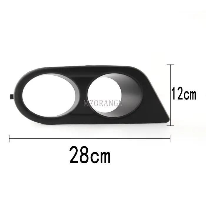 Feu Antibrouillard pour BMW, Accessoire Noir Brillant avec Couvercle de Phare, Cadre de Calandre LED