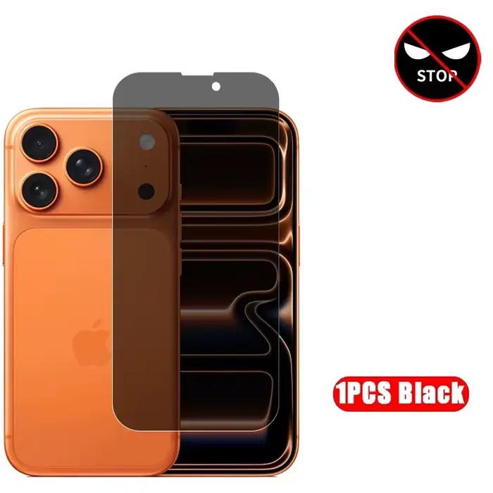Pour iphone 17 Pro protecteur d'écran de confidentialité verre trempé Anti-espion protection télépho