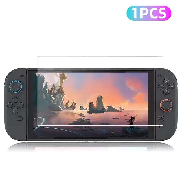 1/2/3 pièces verre trempé pour Switch Nintendo 2 protecteur d'écran Transparent HD clair anti-rayure