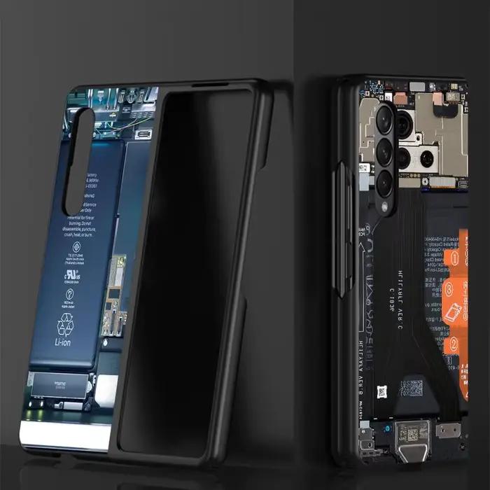 Coque pour Samsung Galaxy Z Fold7 Z Fold5 Z Fold3 Z Fold4 Z Fold 7 6 5 4 3 Z Fold6 – Housse de protection arrière créative