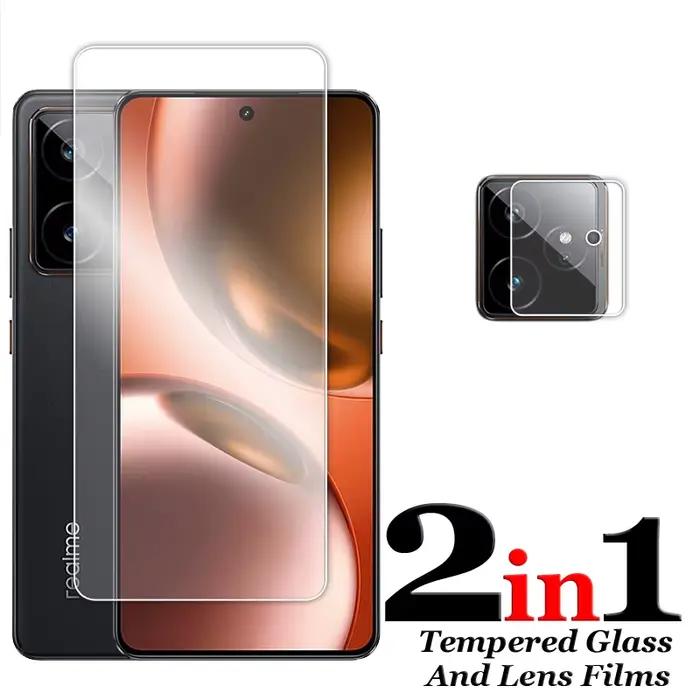 Pour Realme GT 7 verre pleine colle protecteur d'écran clair pour Realme GT 7T GT7 verre trempé pour Realme GT 7 Film d'objectif Global
