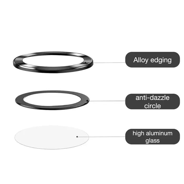 Protection d'objectif en verre trempé pour appareil photo Samsung Galaxy S25 S24 Ultra S23 S22 Plus – Film