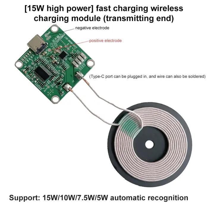 Chargeur sans fil 20W haute puissance 5V 12V