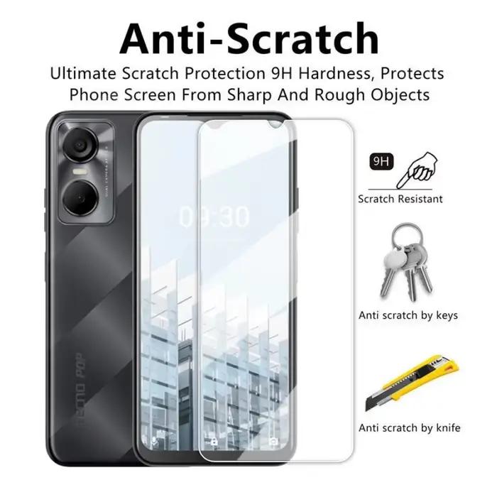 Verre pour Tecno Pop 9 8 7 6 5 Pro protecteur d'écran