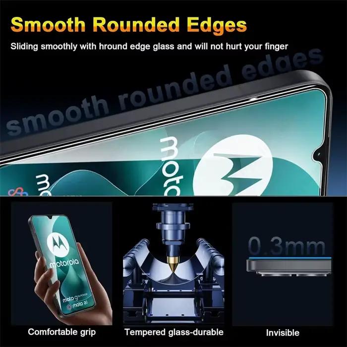 3 pièces étui de protection en verre pour Motorola MotoG06 Moto G06 G 06 puissance 06Power G06Power 6G MotoG06Power 4G