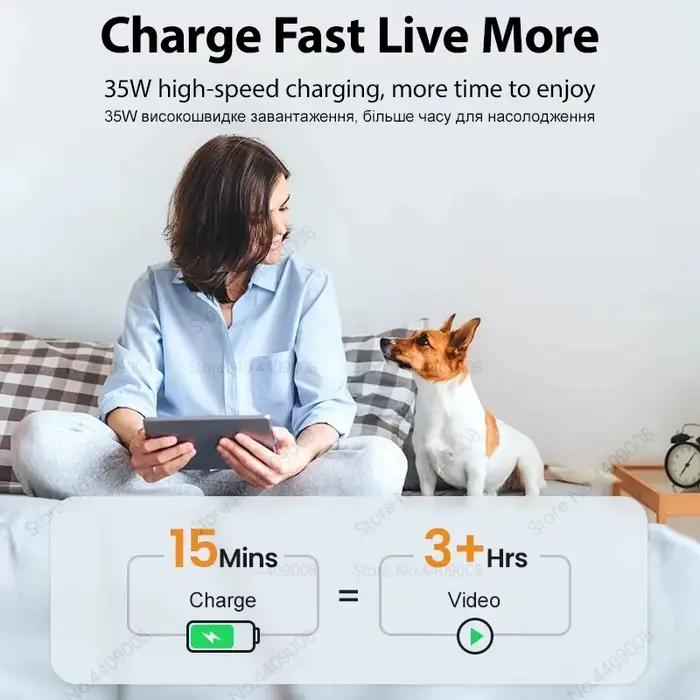 35W PD USB C Chargeur Charge Rapide Pour Apple iPhone 15 14 13 12 11 16 Pro Max Plus