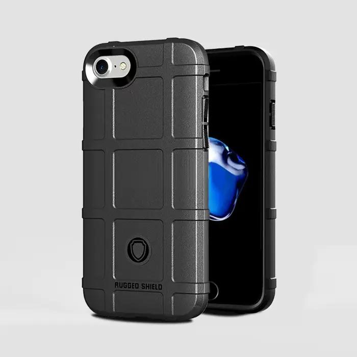 Étuis robustes en Silicone TPU pour Apple iPhone 7 6 8 Coque pour iPhone 6S 7S 8S Plus X protection complète antichoc armure Coque souple
