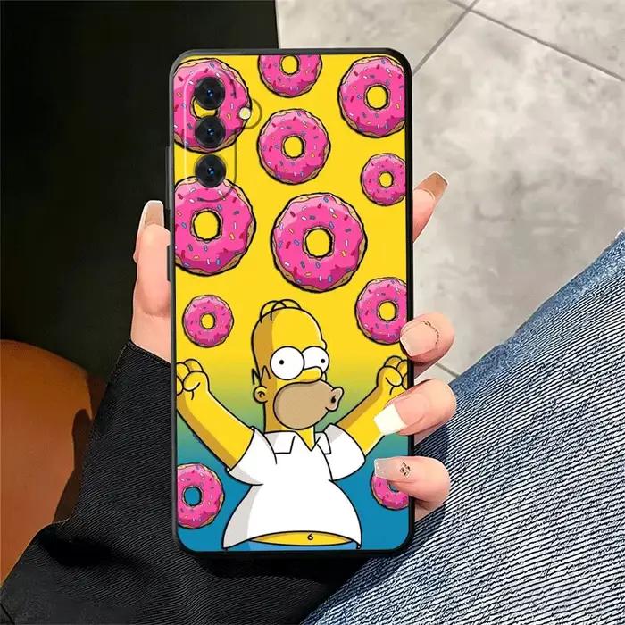 Coque de téléphone souple Cartoon Homers-S-Simpsons pour Samsung A17 A37 A57 A16 A26 A36 A56 A15 A25 A35 A55 A14 A24 A34 A54 A13 A33 A53 Bl