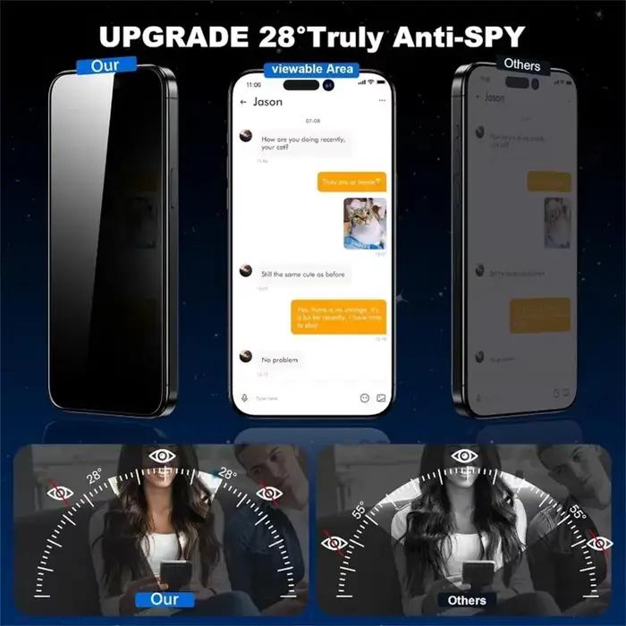 Film de protection d'écran pour iPhone 17 16 15 14 13 12 11 Pro Max 17Air16Por