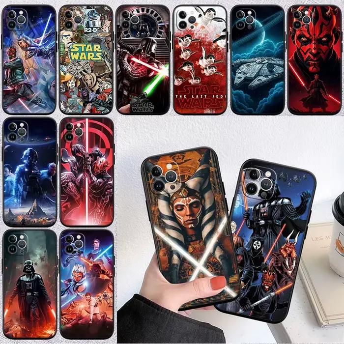 Coque souple en silicone Star Wars pour Samsung Galaxy A11 A12 A13 A15 A52S A53 A55 A56 A70 A71 A72 A73 F06 F16 F56 S10 Plus S10e Occasions spéciales et quotidienne Protection antichoc et anti-rayures Couleurs variées pour personnalisation