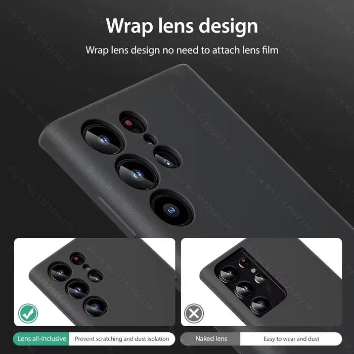 Coque en silicone liquide pour Samsung Galaxy