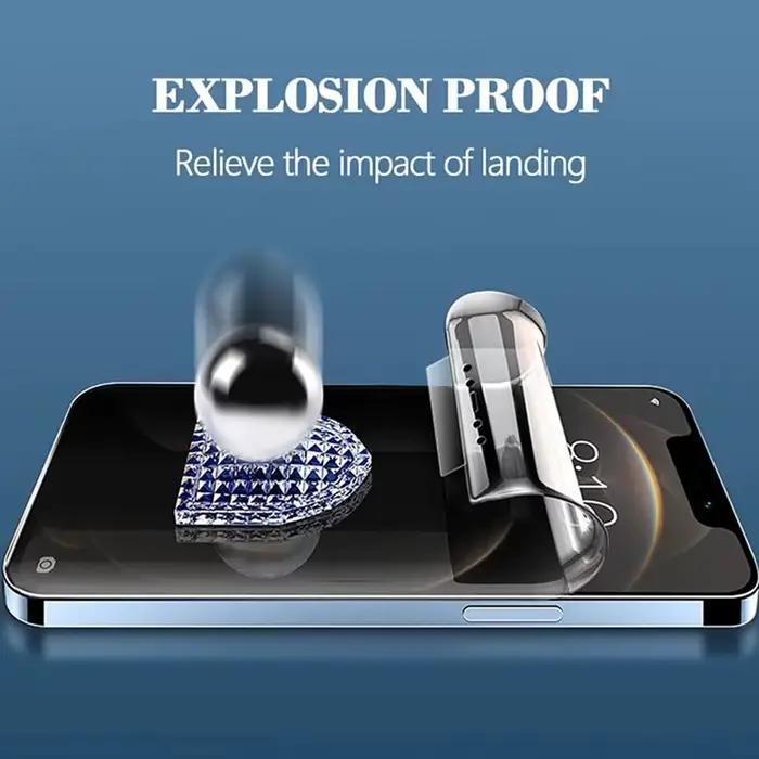 Lot de 3 films hydrogel anti-espion pour iPhone 17 16 15 14 13 12 11 Pro Max