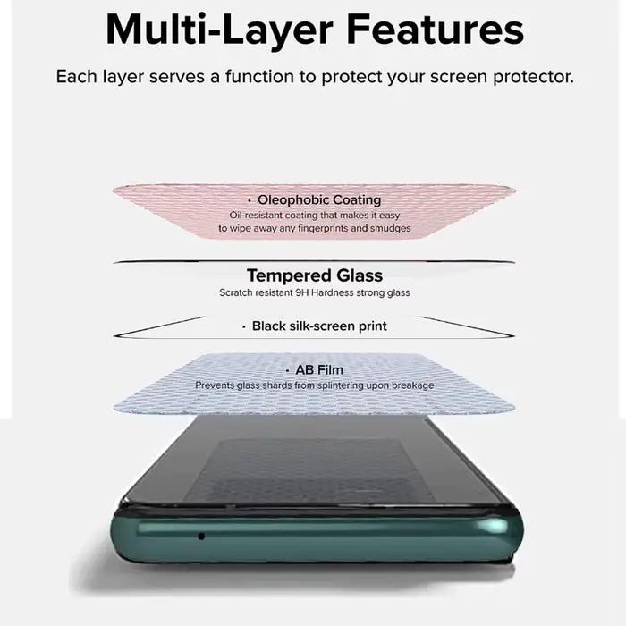 Phenvel verre de protection pour Google Pixel 8A protecteur d'écran à couverture complète
