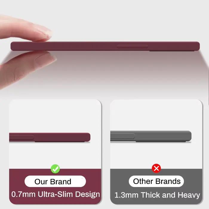 Coque de téléphone en Silicone liquide antichoc