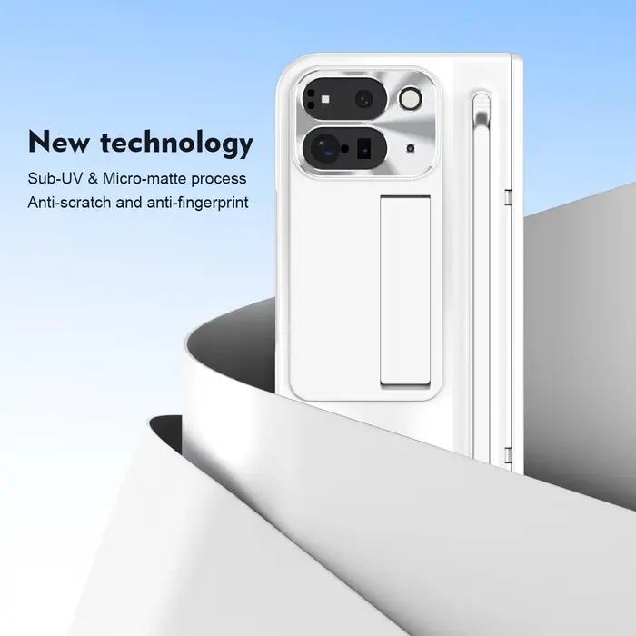 Protection complète Film de verre placage charnière coque de téléphone Google Pixel 9 Pro support pliable