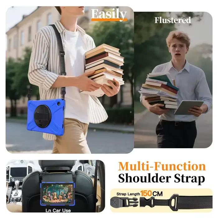 Coque pour Samsung Galaxy Tab A11 + A9 + A9 A11 Plus 11 pouces SM-X230 housse de tablette Tab A9 A11 8.7 "SM-X130 bandoulière Funda Capa