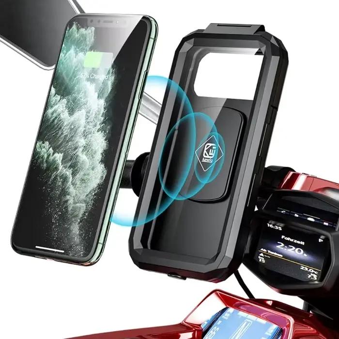 Support de chargeur sans fil pour moto