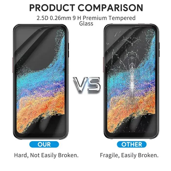 2 pièces étui en verre trempé pour Samsung Galaxy Xcover6 Pro protecteur d'écran Xcover x couverture 6 Pro 6pro Film de