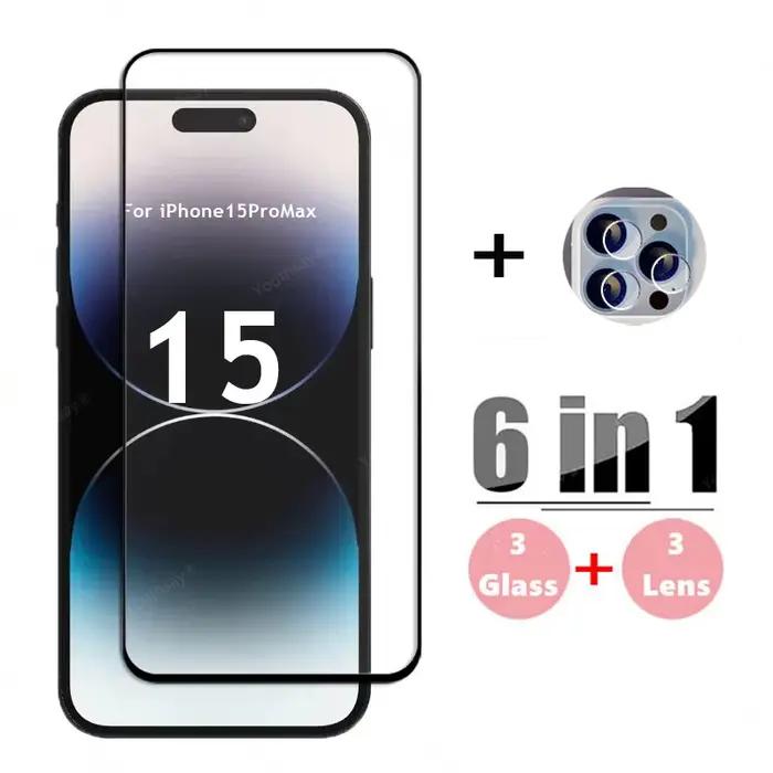 Film de protection d'écran en verre pour iPhone