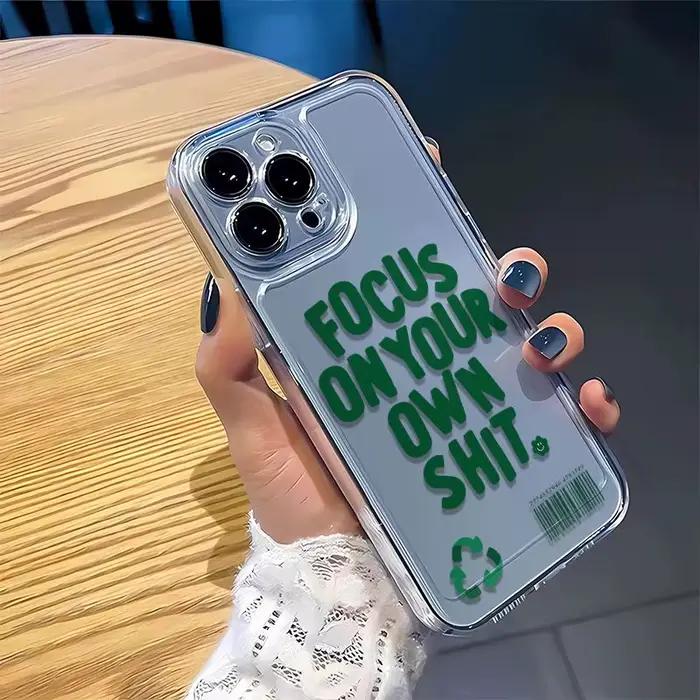 Coque de téléphone souple transparente personnalisée en anglais pour Samsung Galaxy A15 A16 A05 A21S A54 A55 A56 A35 M23 M33 M54 M55