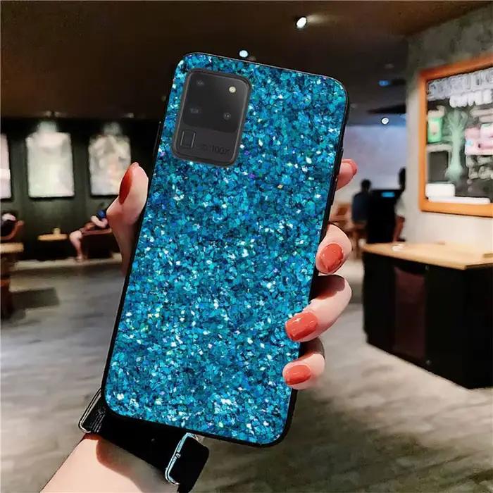 Coque à paillettes brillantes pour Samsung A10 A11 A12 A13 A20s A21s A30 A31 A32 A40 A51 A52 A53 A70 A71 A72 A73 A91 A13 5G étui téléphone protection brillance fantaisie