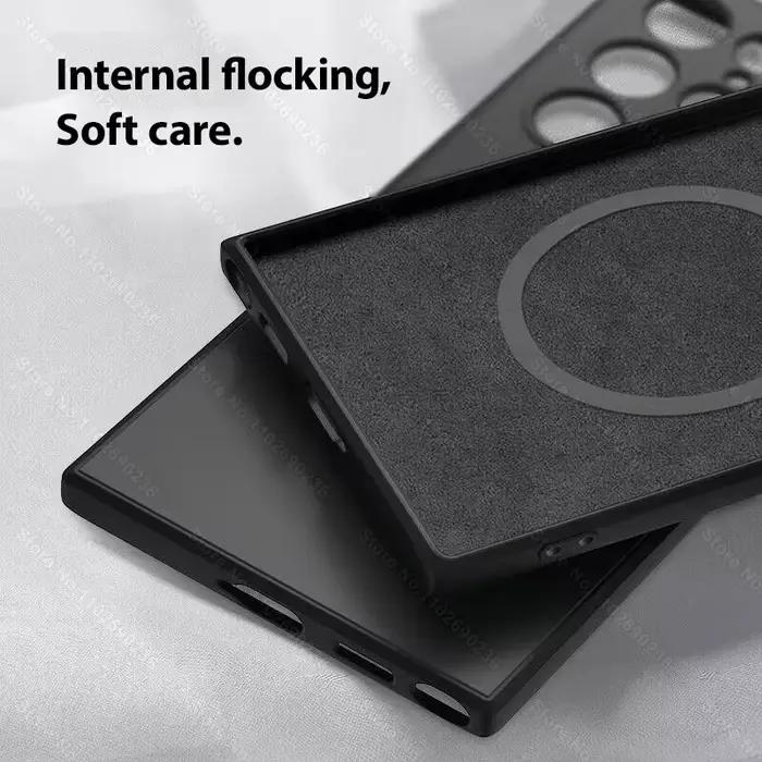 Coque en silicone liquide pour Samsung Galaxy